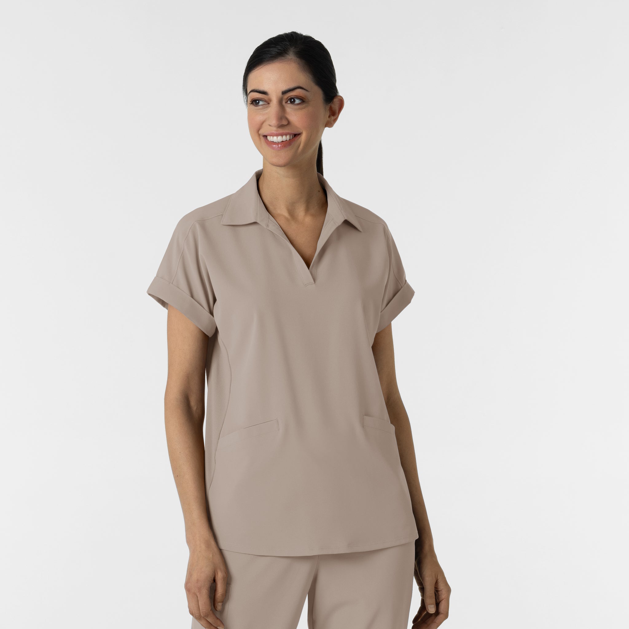 WonderWink RENEW Women’s Flex-n-Reach Collar Scrub Top 6934