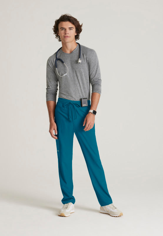 Grey's Anatomy Evolve Pantalón texturizado de 5 bolsillos para hombre GSSP649 