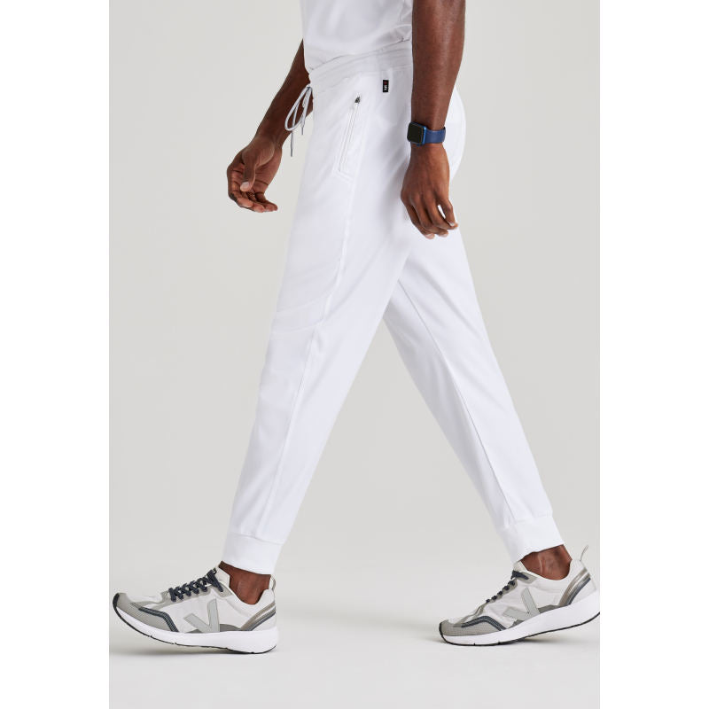 Pantalón médico tipo jogger elástico con cremallera y 5 bolsillos para hombre GRSP550 de Grey's Anatomy 