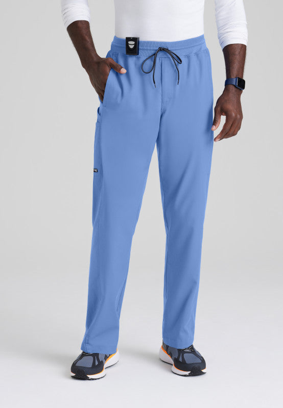 Grey's Anatomy Stretch Pantalón recto con 6 bolsillos para hombre GRSP617 