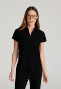Grey's Anatomy Stretch Avery Women's 2-Pocket Notch Sleeve Top GRST230
