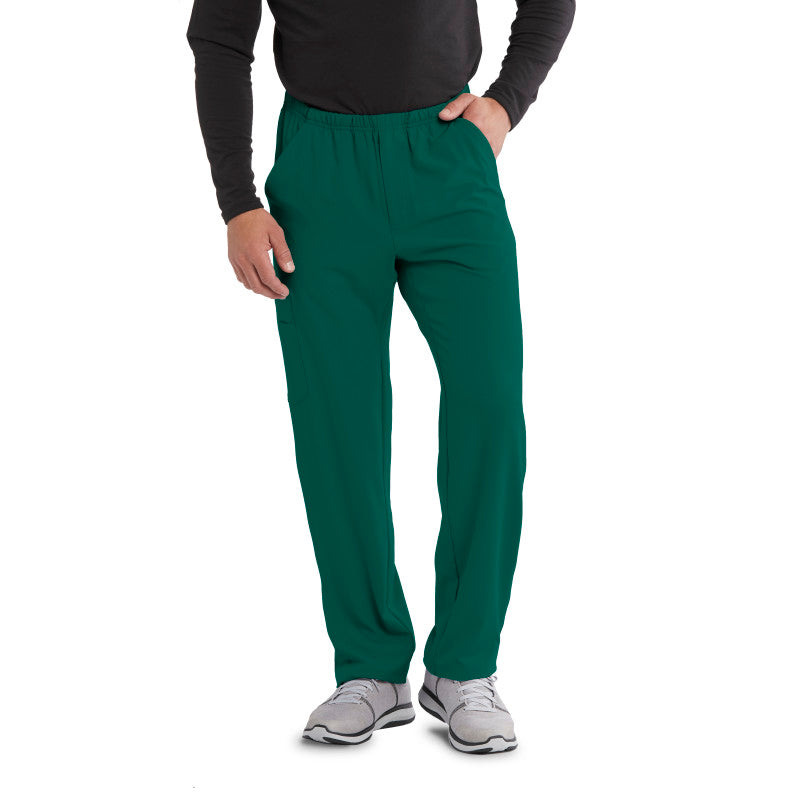 Pantalón médico tipo cargo Skechers para hombre con cintura elástica con cordón SK0215 