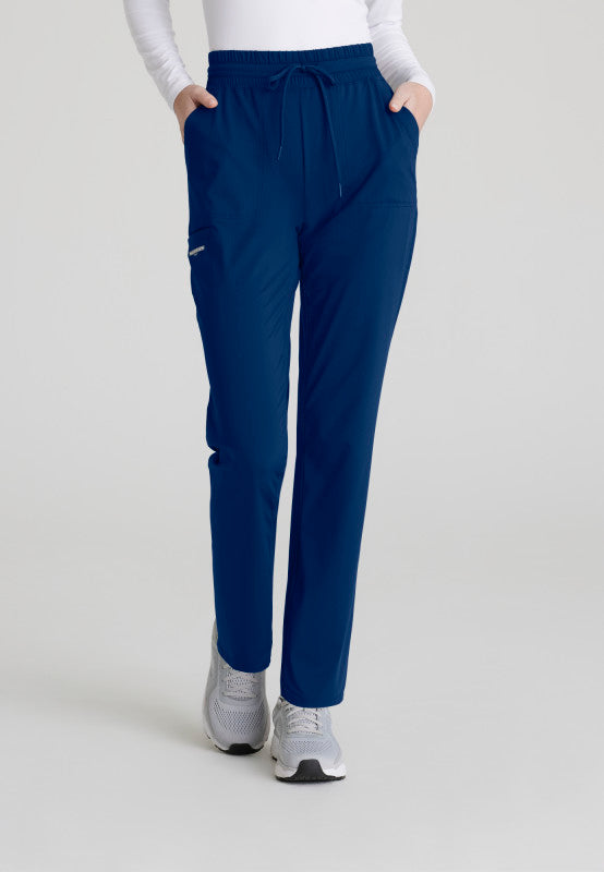 Skechers Slip-ins Women's Shirred Waistband Slim And Straight Pant SKP668