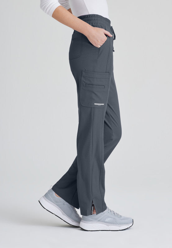 Skechers Pantalón cónico con cintura elástica y 6 bolsillos para mujer SKP623 