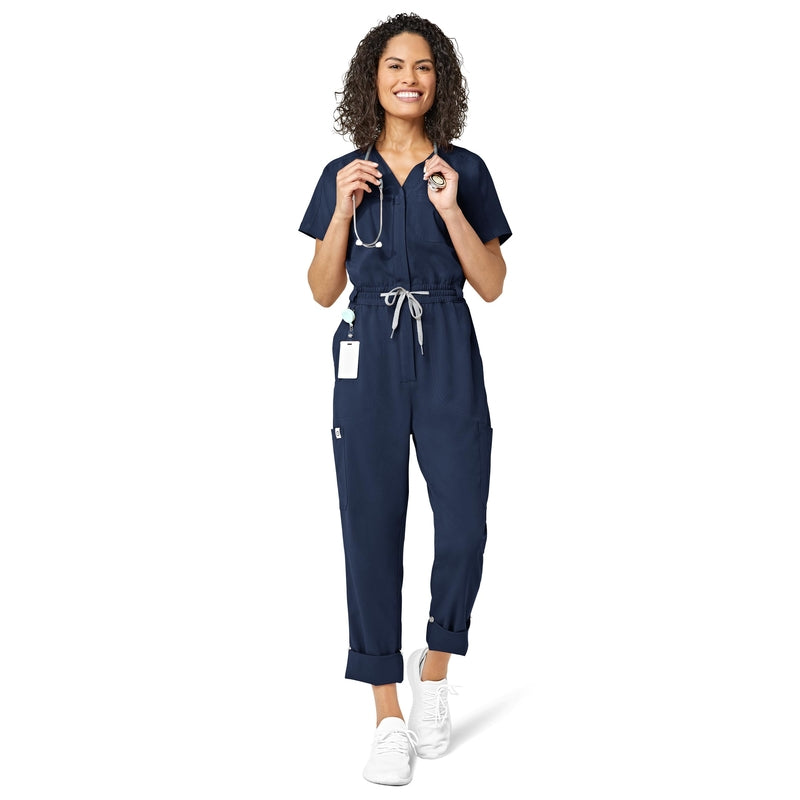 WonderWink Renew Women's Zip Front Jumpsuit 3134