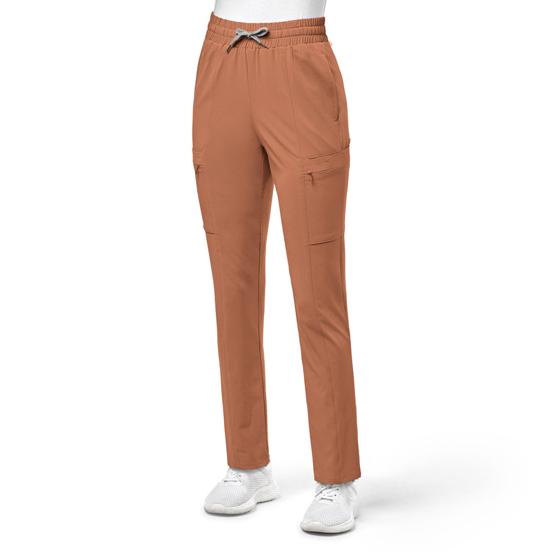WonderWink Renew - Pantalón cargo ajustado de cintura alta para mujer 5334