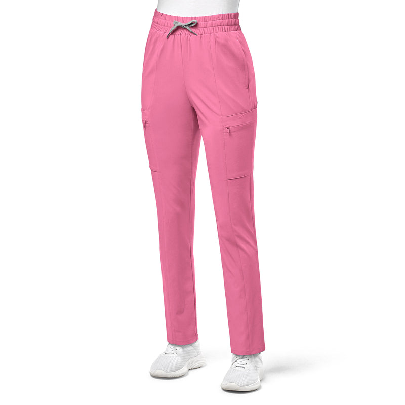 WonderWink Renew - Pantalón cargo ajustado de cintura alta para mujer 5334