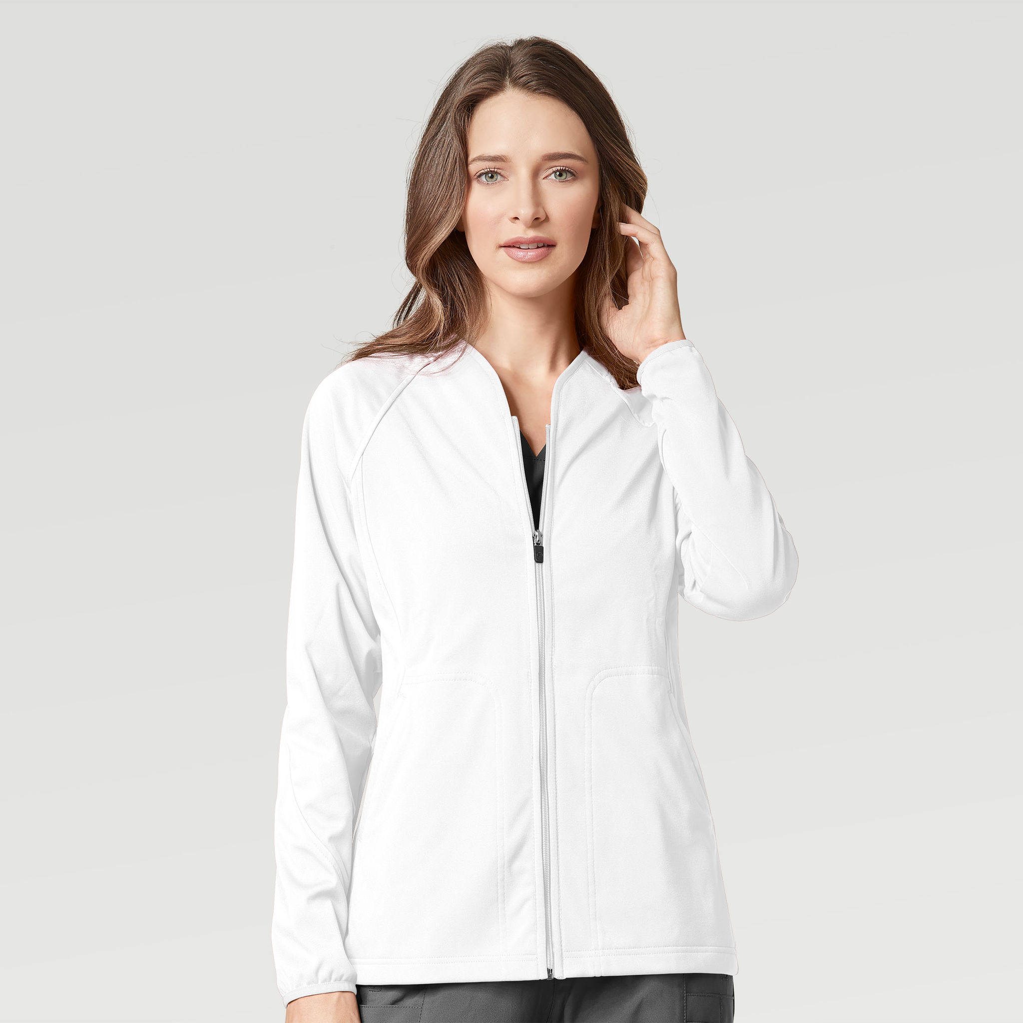 WonderWink Layers Fleece Full Zip Jacket 8209